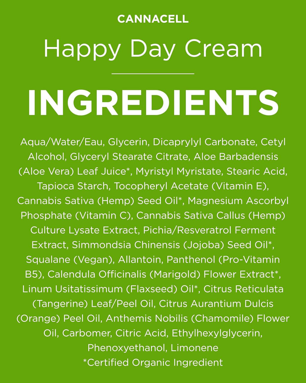 Cannacell Happy Day Cream 50G
