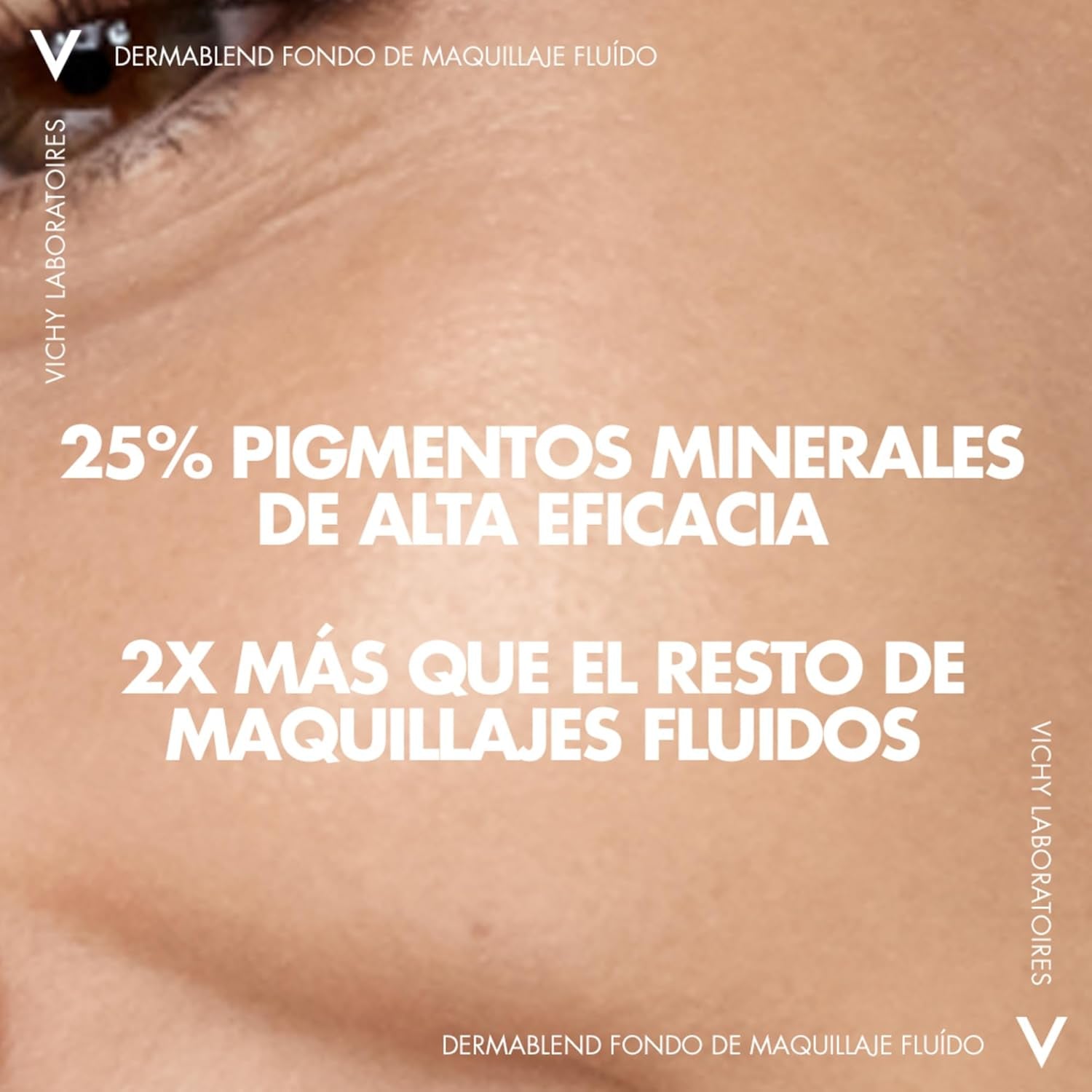 Vichy Base De Maquillaje Fluida Correctora, Alta Cobertura Durante 16 Horas, Disimula Las Imperfecciones, Acabado Mate, Para Todo Tipo De Pieles, Dermablend, Tono: 35 Sand, 30 Ml