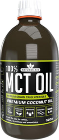 Natures Aid 100 Porcentaje MCT Coconut Aceite 500 Ml
