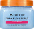 - Exfoliante Corporal De Azúcar - Exotic Bloom - Bote 510 G - Contiene Vitamina C Y Manteca De Karité - Ayuda a Restaurar El Brillo De La Piel - Nutre En Profundidad Y Suaviza La Piel Seca