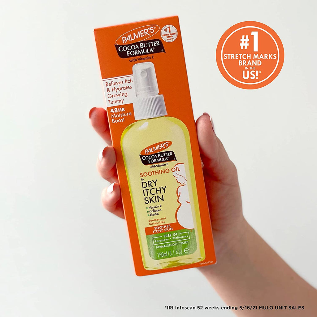 PALMERS COCOA BUTTER FORMULA SOOTHING OIL DRY/ITCHY SKIN 150 Ml 4050