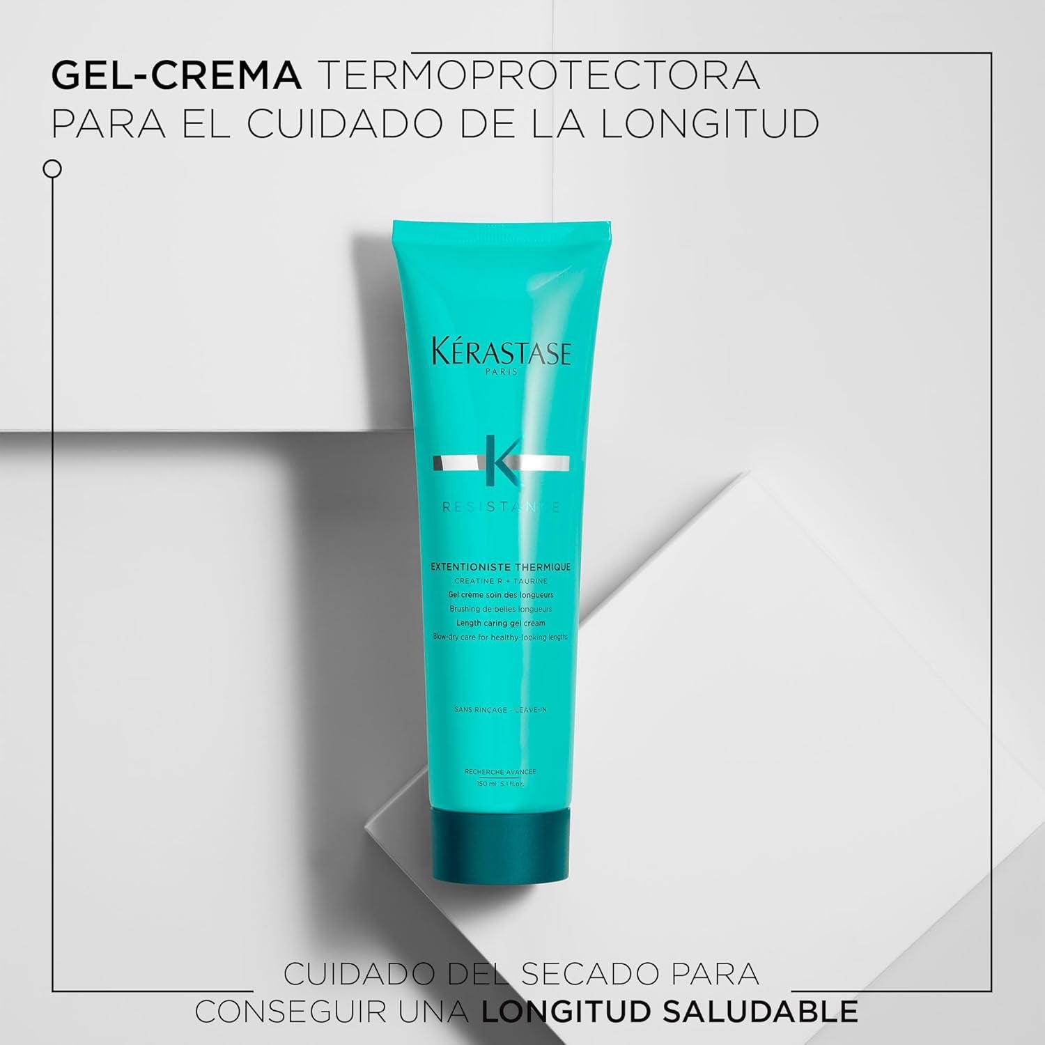 Kérastase Résistance Extentioniste, Protector Térmico Sin Aclarado, Protector Del Calor, Para Pelo Largo Dañado, Extentioniste Thermique, 150 Ml